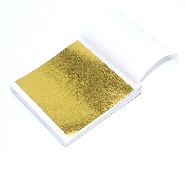 Taiwan imitation gold foil 9cm crystal mud crafts drop glue decoration nail art imitation gold foil paper manufacturers wholesale