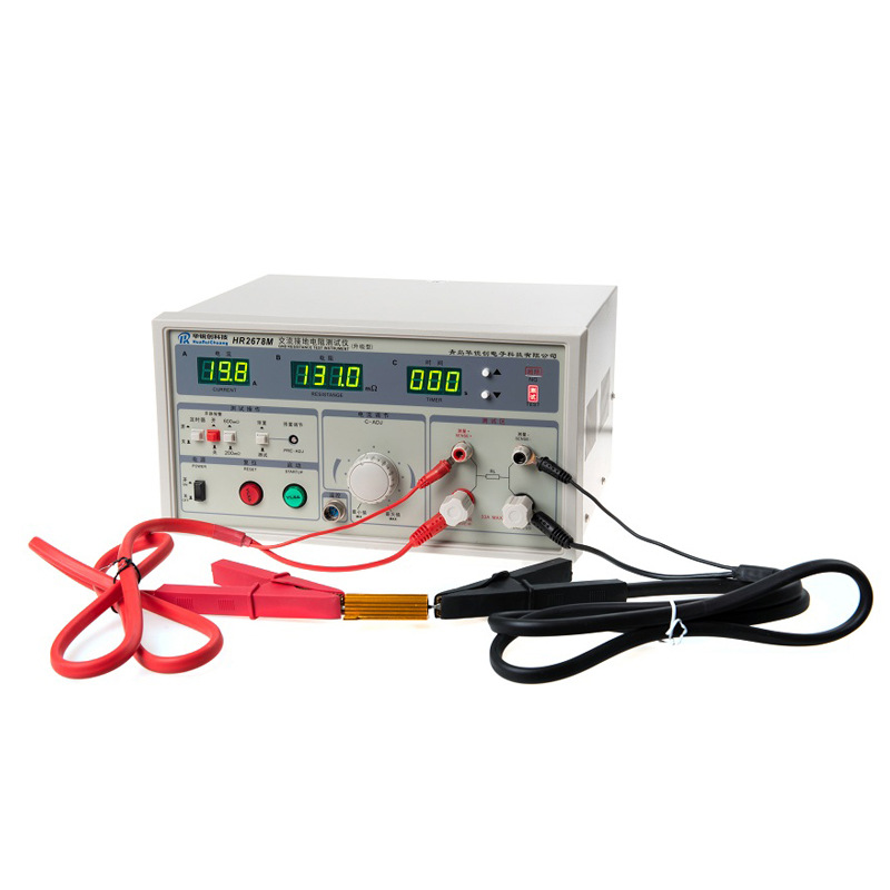 Hr2678M Digital Display Upgraded Type Ground Resistance Tester Ground Resistance Detector Ground Resistance Meter Manufacturer