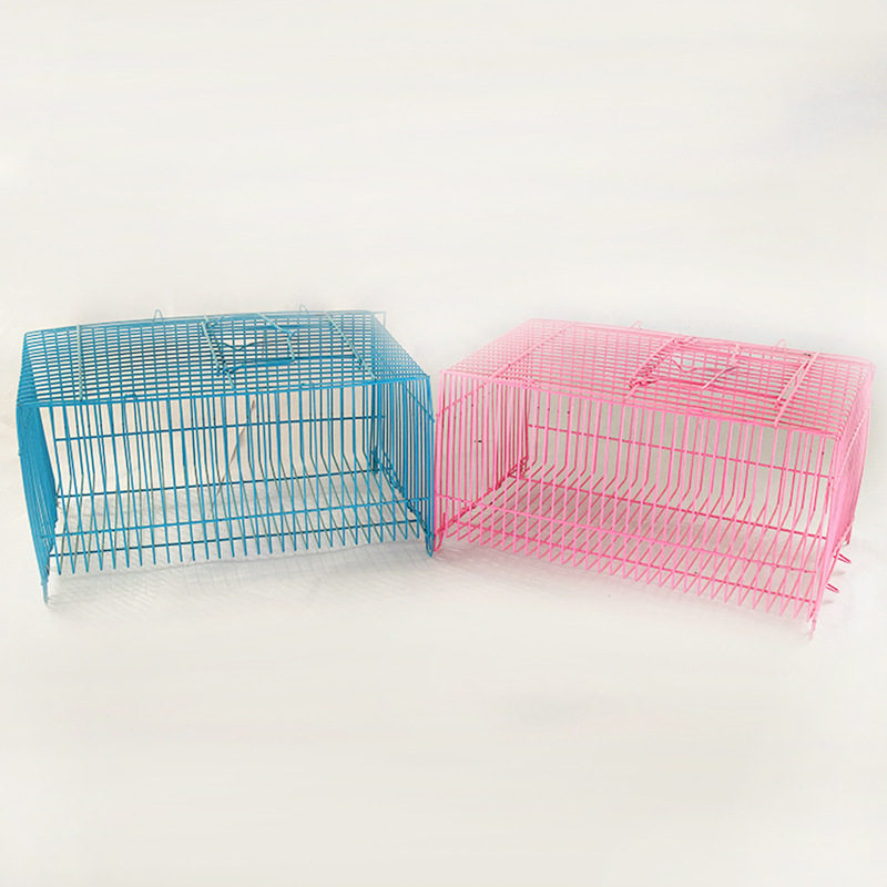 Large and Small Pillows, Semi-Circular Cage, Ring Cage, Iron Wire, Simple Bird Cage, Hamster Cage, Rabbit Cage, Bold Pet Transport Cage Wholesale