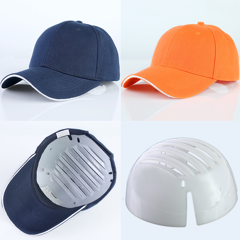 Manufacturer's Best-Selling Hdpe Anti-Collision Cap, Lightweight and Breathable Safety Cap, Factory Workshop Special Protective Safety Baseball Cap