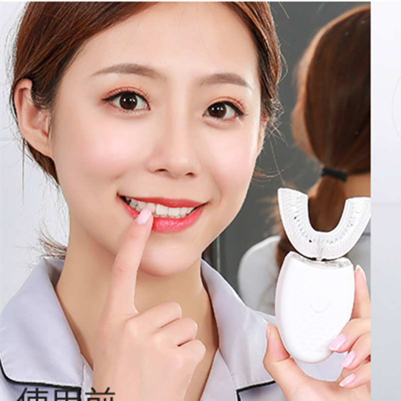 New Fully Automatic Massage Adult Toothbrush U-Shaped Mouth with Electric Lazy Rechargeable Toothbrush Braces Waterproof Transcendence