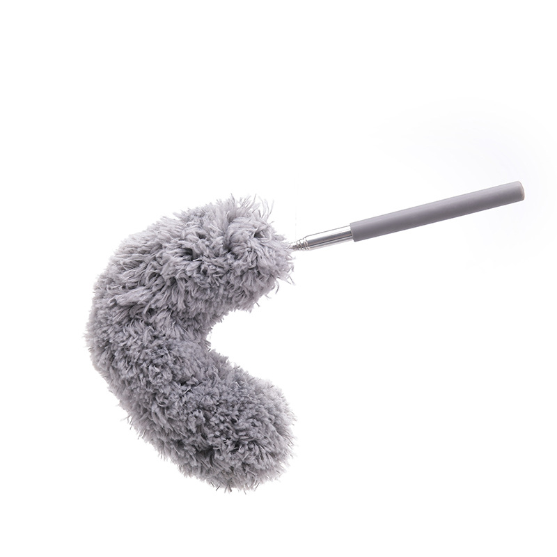 Cross-Border Retractable Dust Duster Electrostatic Feather Microfiber Cleaning Car Brush Home Ceiling Bendable