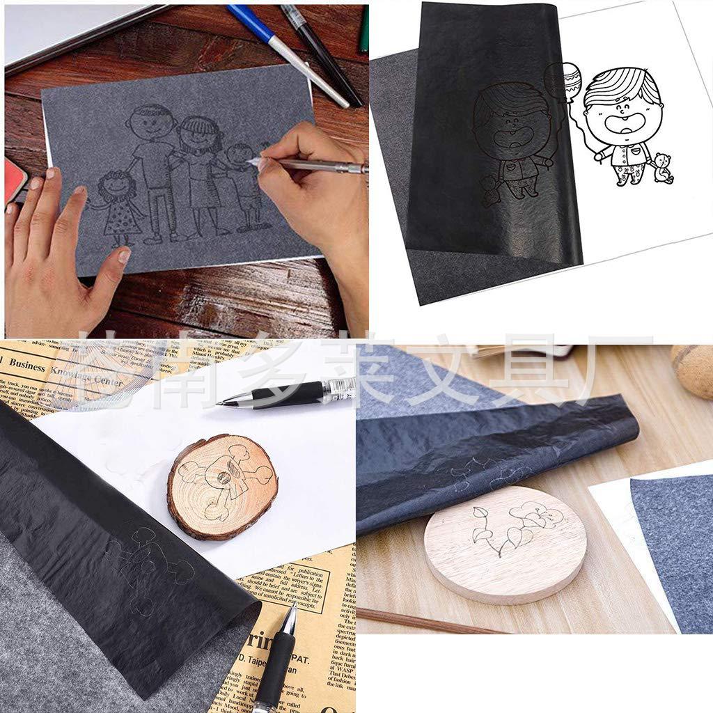 Coated Carbon Graphite Copy Paper Reusable Tracing Paper Drawing Paper Single Side Black Blue