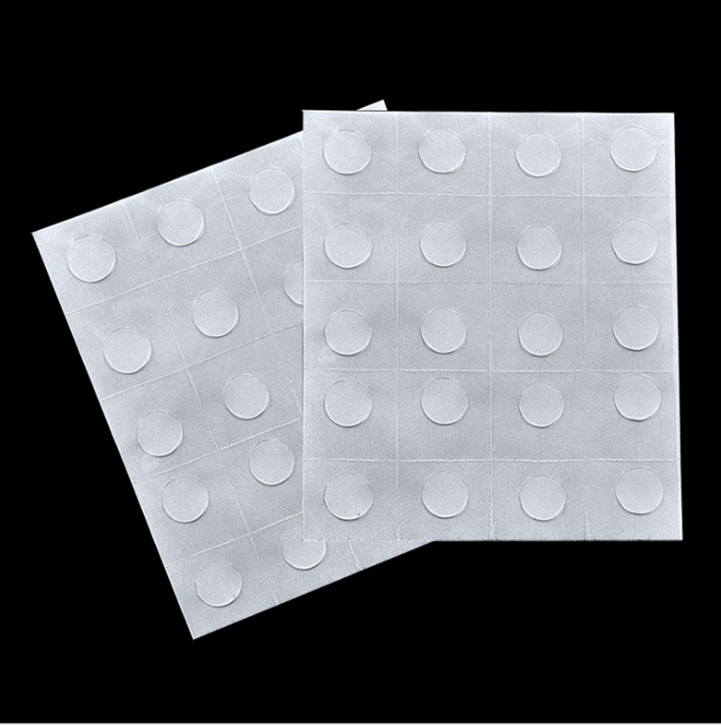 Wedding and Birthday Party Balloon Accessories Glue Dots for Sticking the Character "喜" (Happy) Without Leaving Marks, Transparent Round Glue Dots, 20 Pieces Per Pack