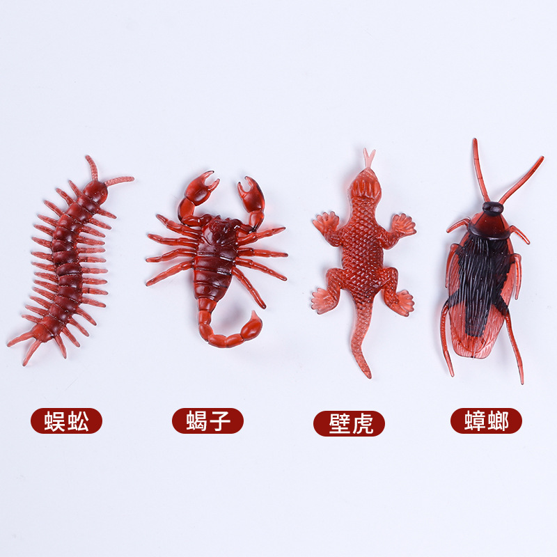 Cross-Border Insect Halloween Simulation Cockroach Toy Trick Toy Scares Cockroaches Xiaoqiang Soft Cockroaches