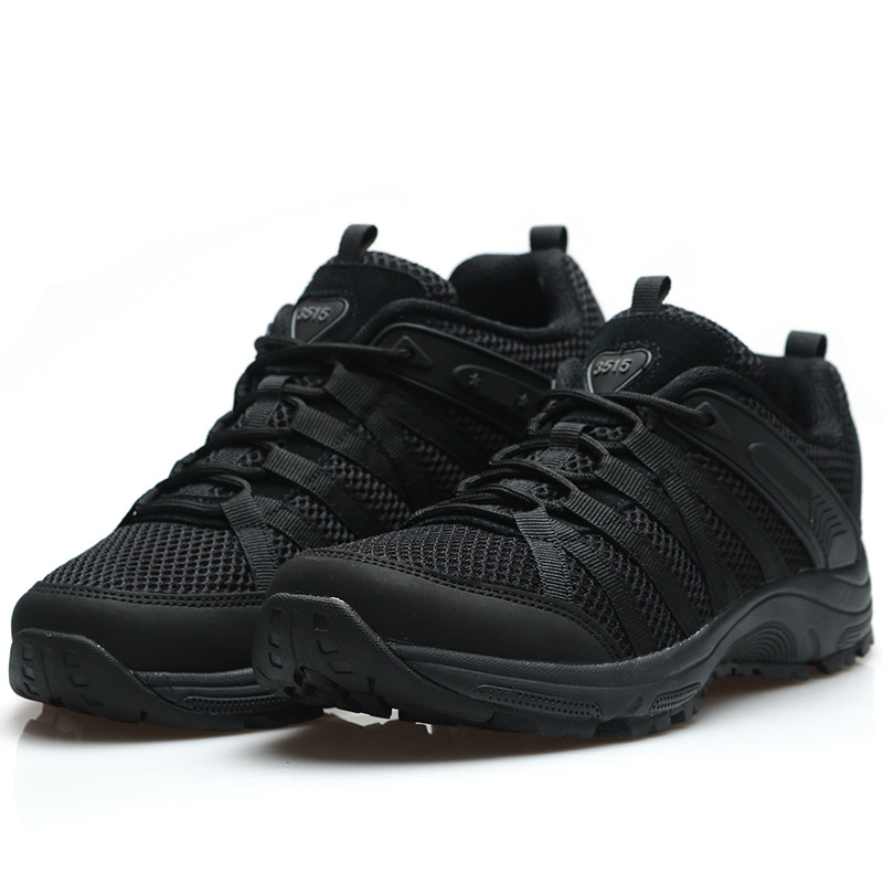 New black physical training shoes men's shoes rubber shoes ultra-light summer liberation shoes wear-resistant running shoes fire training shoes women