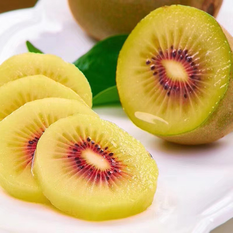 Kiwi Fruit from Pujiang, Sichuan, Red Heart Kiwi, Fruit for Pregnant Women, Whole Box, Healthy and Nutritious, Freshly Picked, Sweet Gift Box