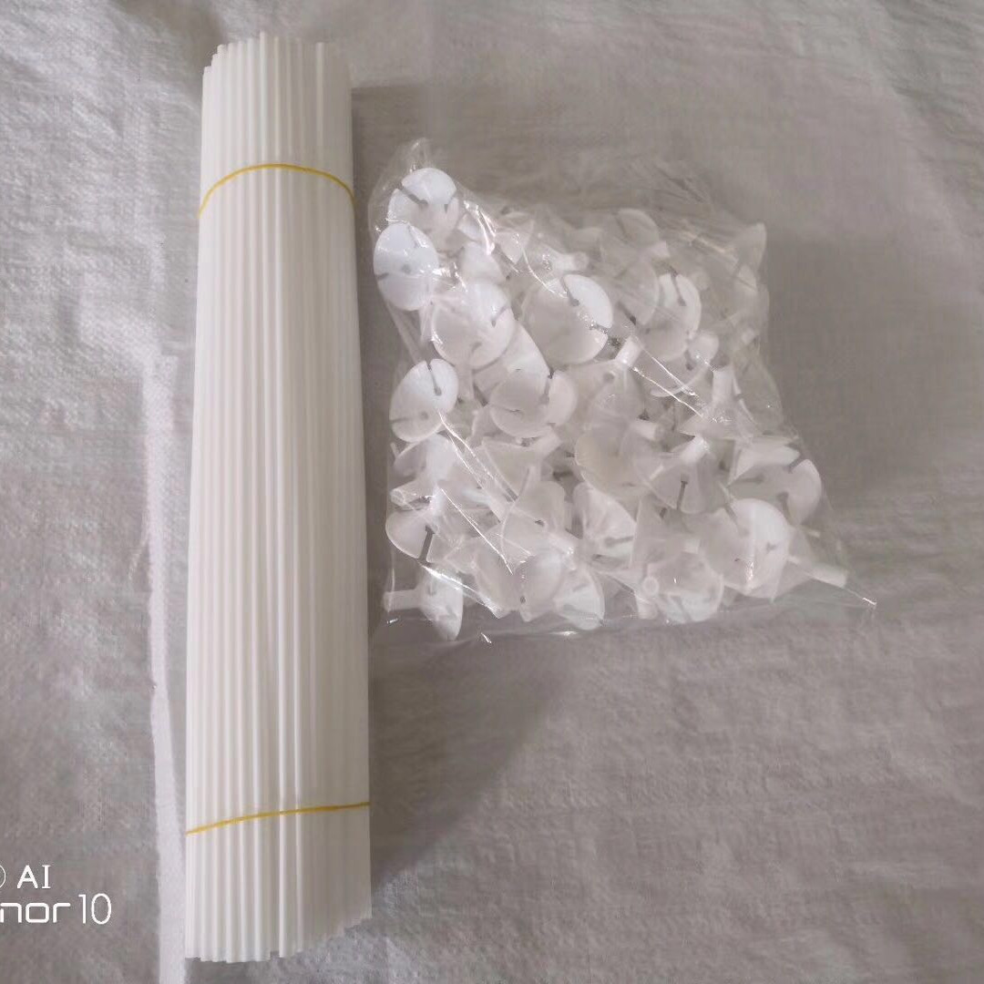 Balloon Support Rod Colorful Bracket 32cm Transparent 40cm Tow Rod Plastic Movable Decorative Balloon Accessories Support Rod Drag