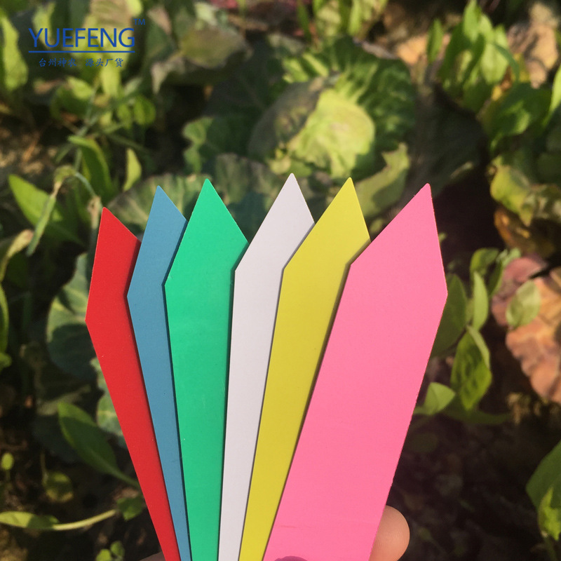 Оптовая пластиковая метка для суккулентов, вставка для цветов