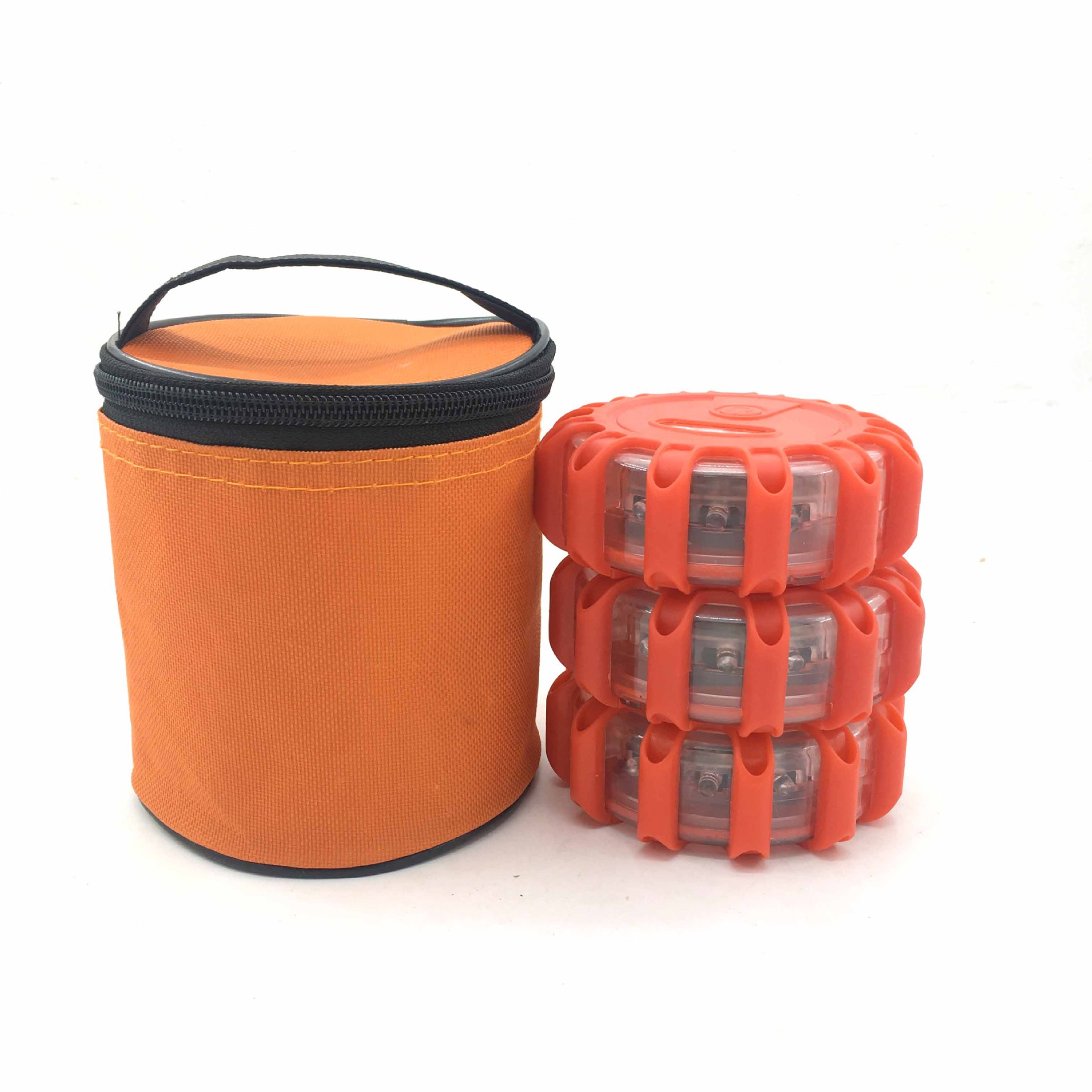 Manufacturer Wholesale Cross-Border Construction Emergency Rotating Flash Roof Strong Magnetic Warning Light Led 12+3 Led Traffic