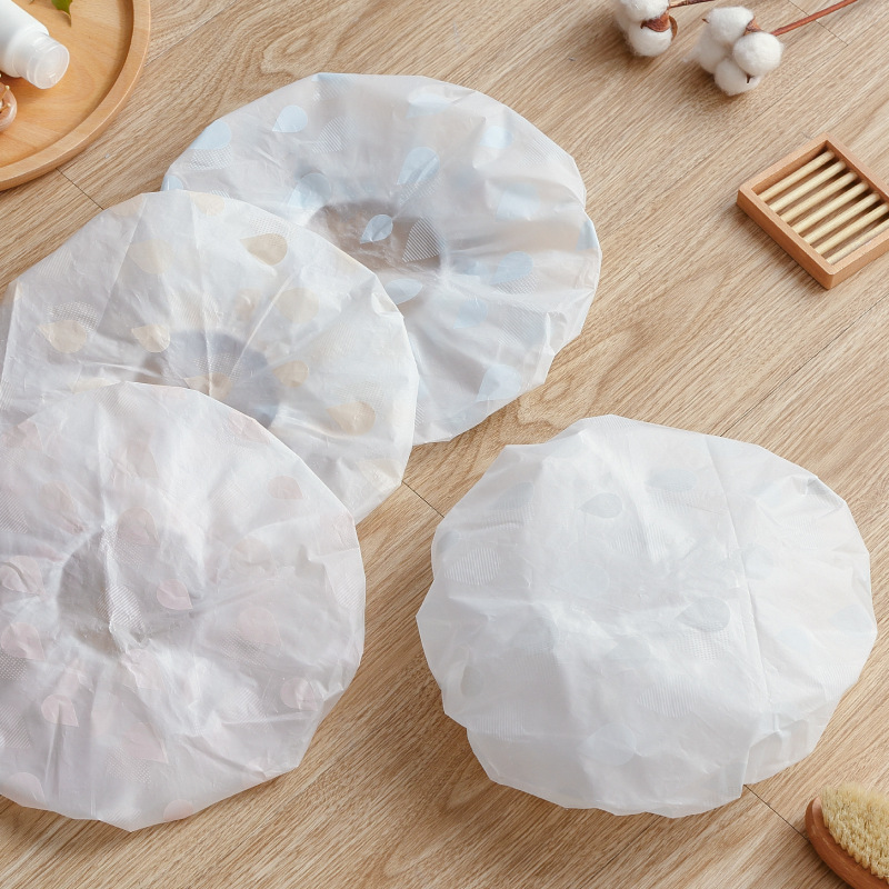 [Liangshe Original] Peva Shower Head Cover Hair Cover Oil-Proof Hair Cap Adult Women's Waterproof Shower Cap Wholesale