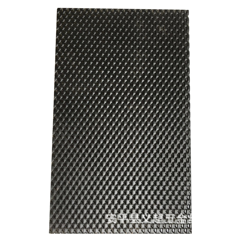 Spot supply aluminum sheet window screen aluminum sheet stretch mesh metal decorative mesh thickened encryption diamond mesh window screen