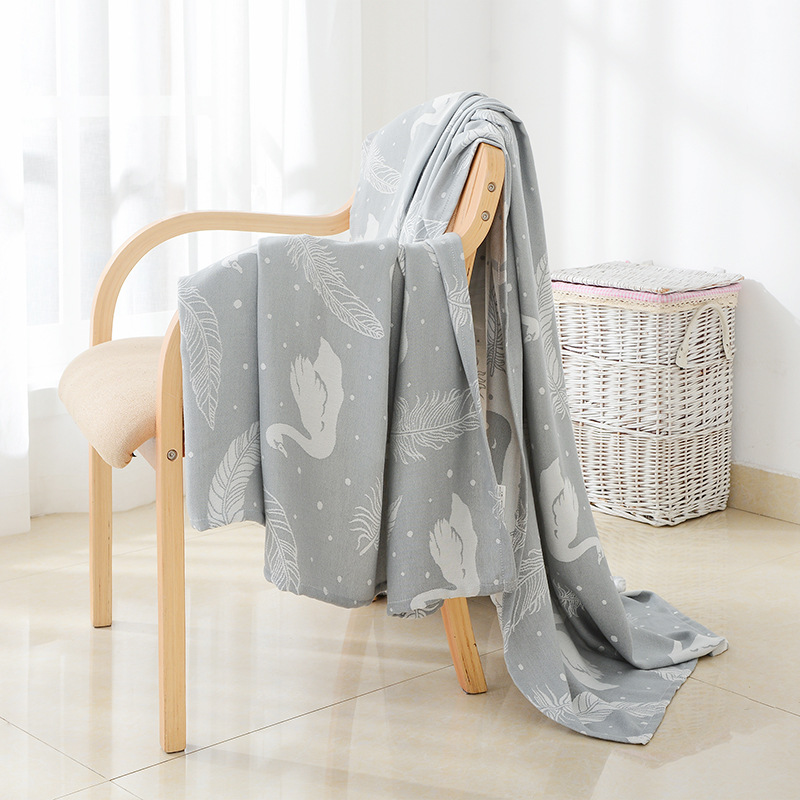 Bamboo Fiber Blanket Office Nap Sofa Blanket Air Conditioning Blanket Bamboo Fiber Blanket