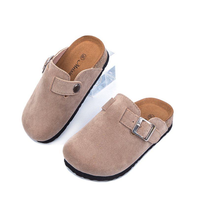 Children's Slippers 2025 Spring & Fall New Cork Boys' Shoes Cross-Border Export Casual Shoes Wholesale Girls' Baby Shoes