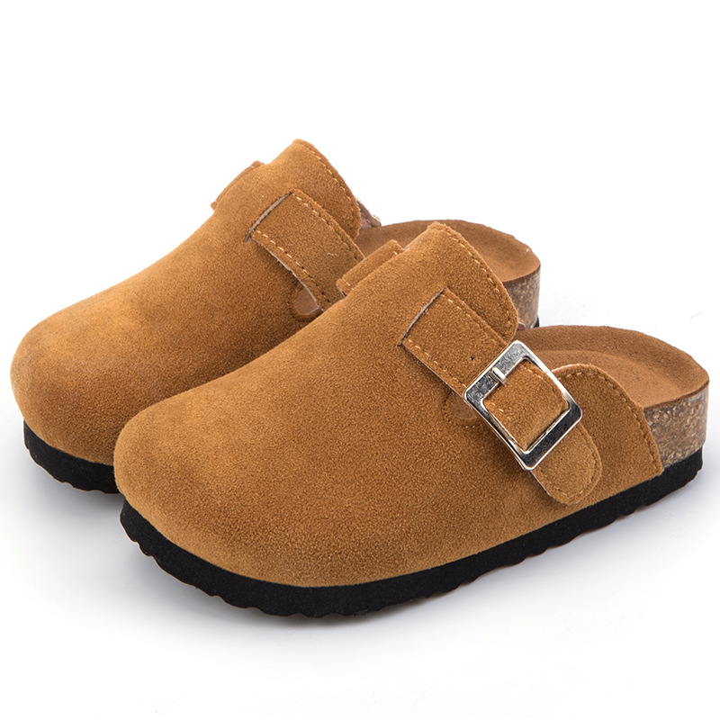 Children's Slippers 2025 Spring & Fall New Cork Boys' Shoes Cross-Border Export Casual Shoes Wholesale Girls' Baby Shoes