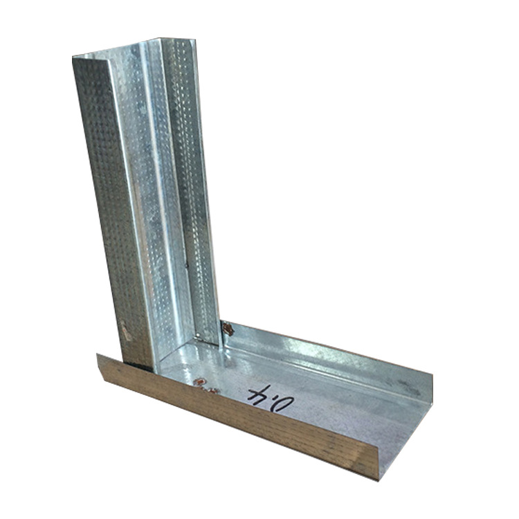 Guangdong Factory Direct Supply Factory Hospital Office Partition Wall Partition Light Steel Keel 75 and 100 Days Ground Bone Vertical Bone