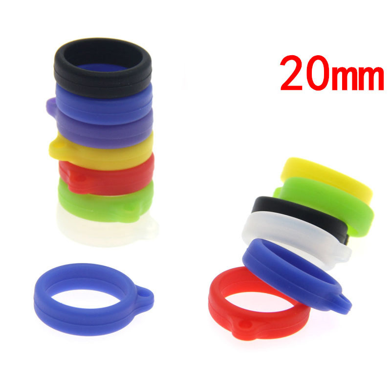 13/20/40mm Silicone Ring Lanyard Ring Silicone Ring Hanging Buckle Hanging Ring Kettle Ring U Disk Recording Pen Hanging Ring