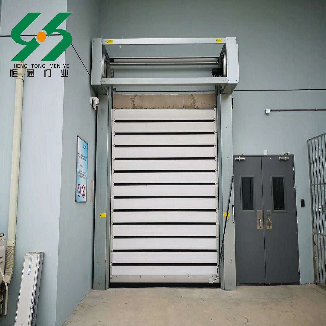 Factory direct supply electric rolling shutter door workshop garage aluminum alloy explosion-proof turbine hard fast electric rolling shutter door