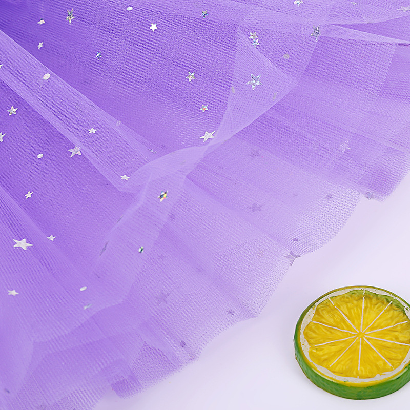 2025 New Candy Color Children's Puff Skirt Children's Day Performance Clothes Mesh Skirt Sequined Foreign Trade Hot Selling