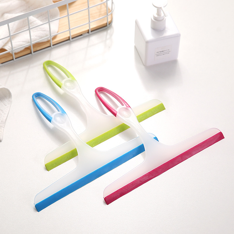 Non-slip soft rubber glass scraper household window cleaner glass wiper color car glass scraper window