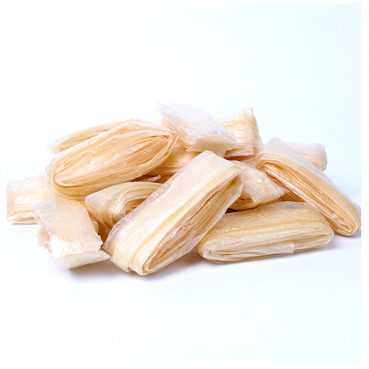 Manufacturer Shipped 8m Dry Casings Double-Layer Dry Pig Casings Flat Diameter 50mm Filled Flavored Sausage Large Ham Can Be Boiled