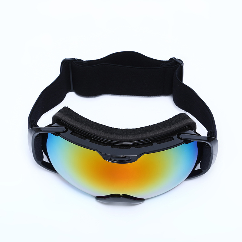 Wholesale ski glasses outdoor motorcycle riding equipment mountaineering goggles/double anti-fog HX05 with handle