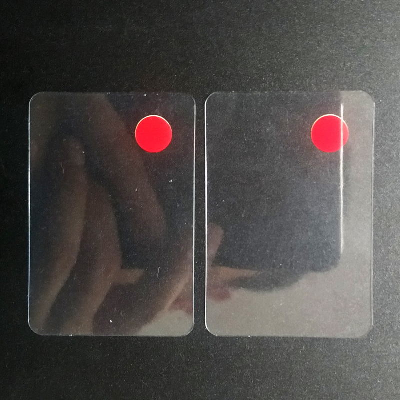 A4 transparent pad PVC plastic card exam pad learning pad writing office desk pad card PVC pad