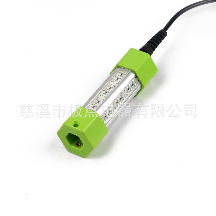High power 70W130W aluminum alloy DC12V hexagon green white blue yellow LED underwater fishing lamp fish lamp