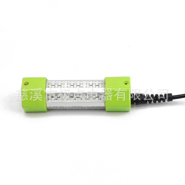 High power 70W130W aluminum alloy DC12V hexagon green white blue yellow LED underwater fishing lamp fish lamp