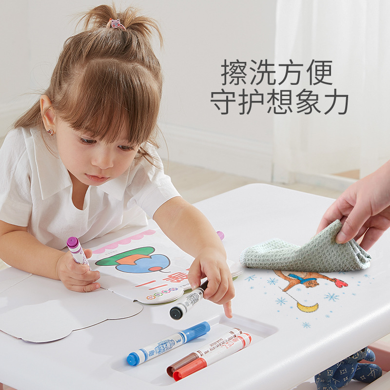 Children's learning and playing tables and chairs modern minimalist tables and chairs set manufacturers wholesale easy to clean children's learning tables and chairs