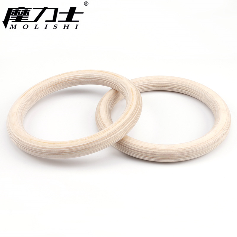 ABS fitness rings Birch fitness rings gymnastics rings home exercise rings factory direct wholesale