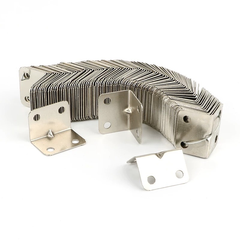Bed Corner Brackets, Furniture Accessories, L-Shaped Fasteners, Iron Corner Brackets, Right-Angle Nickel-Plated, Special Price, Special Promotion