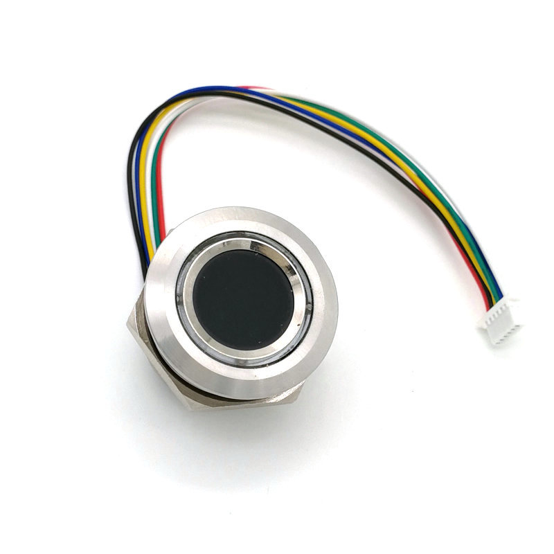 Grow Fingerprint Scanner Stainless Steel Housing R503 Capacitive Fingerprint Module Ttl Serial Port Output High-Precision Data Collection