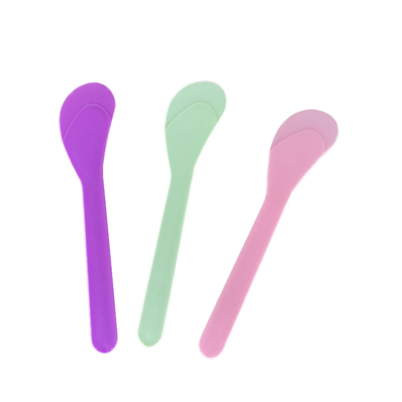 in stock wholesale mini spatula eye cream scoop mask stick beauty tools mask spoon plastic smear stick small spoon