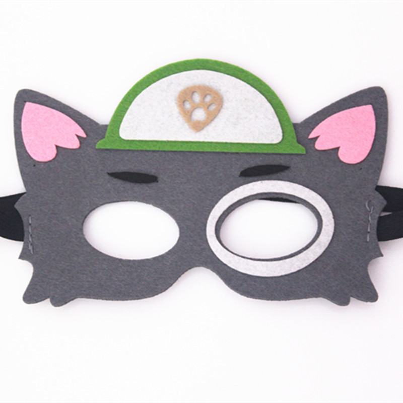 Halloween Felt Mask Woof Team Mask Eye Mask Children's Day Parent-Child Activity Prom Dress Up Performance Birthday