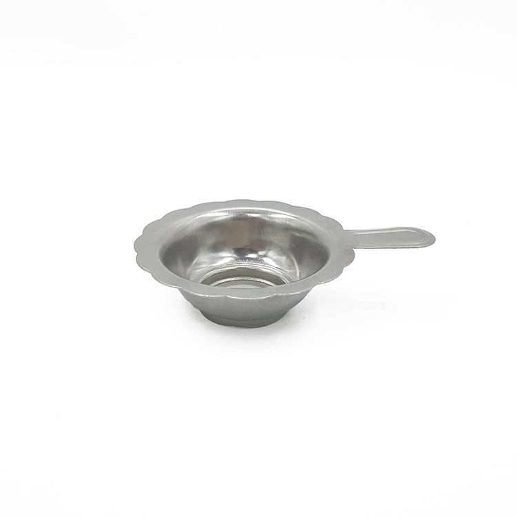 Supply small size stainless steel tea strainer small size filter screen tea set suit small size lace tea strainer