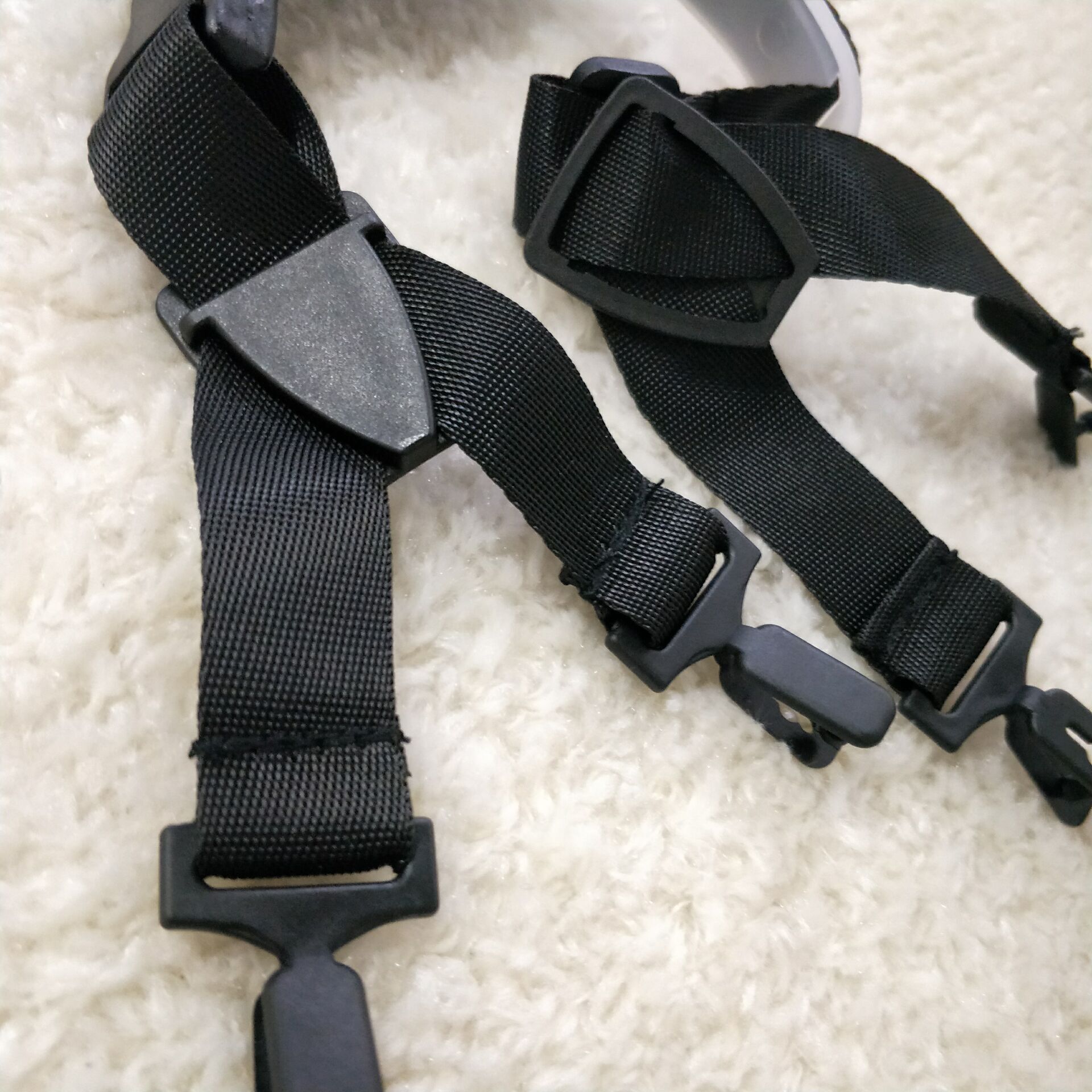 Hat Lower Back Strap, Safety Hat Y-Shaped Chin Strap, Protective Support Buckle Chin Fixation Strap