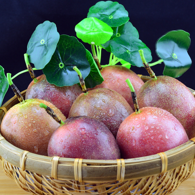 Guangxi Fresh Passion Fruit Purple Egg Fruit White Fragrant Large Fruit 5 Pounds 5kg Tropical Fruit Drop Shipping