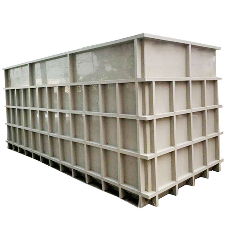 Guangdong Manufacturers Non-Standard Custom Wholesale Pp Trough Thickeneded Reinforced Pp Polypropylene Anti-Corrosion Pp Sink Pp Trough