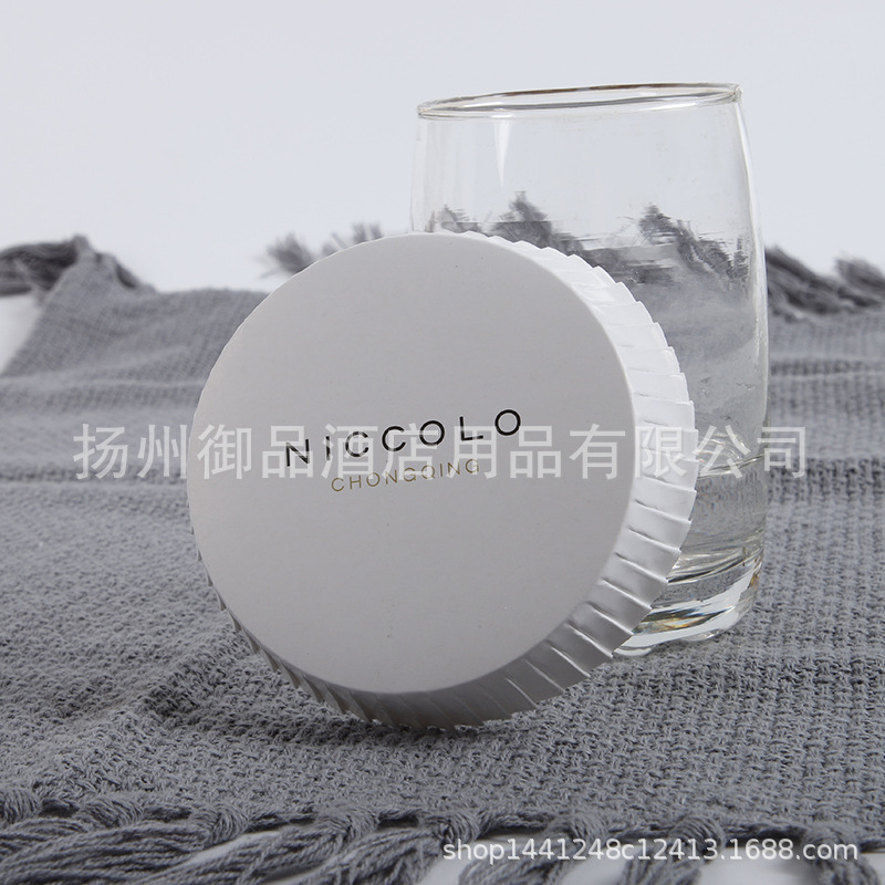 Customized disposable paper cup lid advertising gift cup lid Hotel Hotel Club paper cup lid foreign trade printed logo