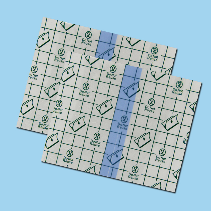 Waterproof Pu Film Blank Sticker for Fixing Transparent Tape Waterproof Fixed Sticker for Bathing and Swimming Dialysis Bare Sheet 7*7