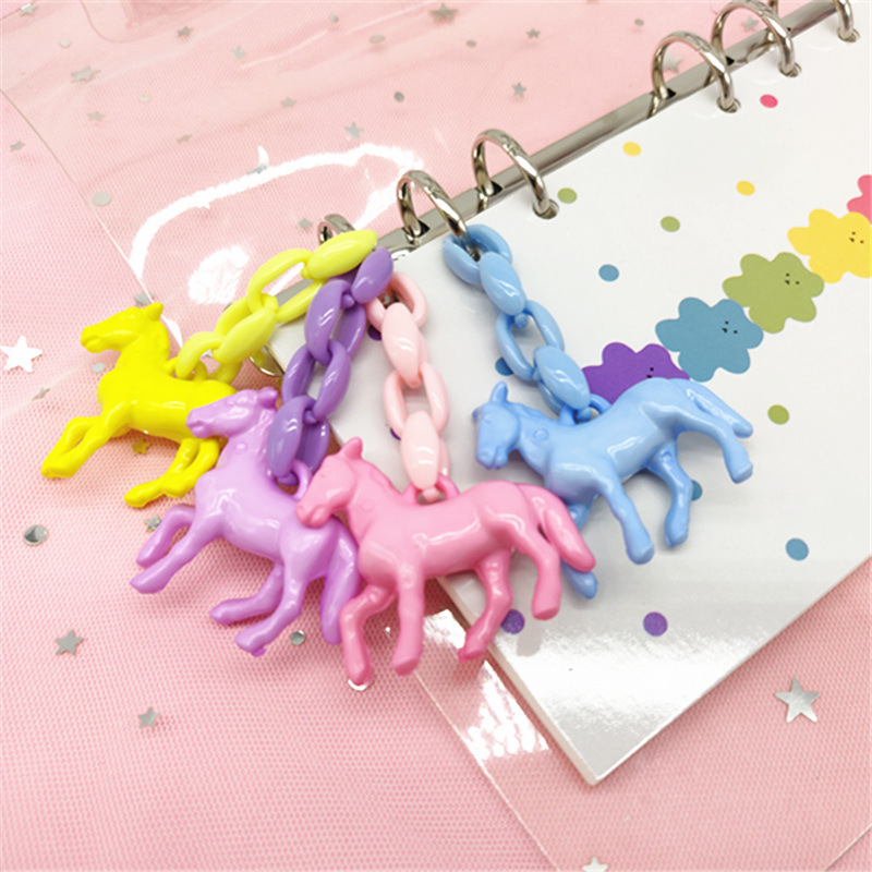 Онлайн-аккаунт, сменный блокнот, единорог, пони, стеклянный шар, блестящие декоративные аксессуары, подвеска, аксессуары для блокнота