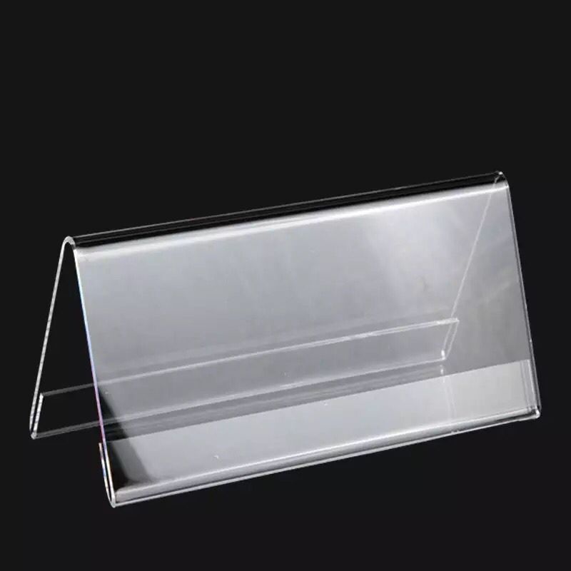 Triangular Table Card Acrylic Conference Card V-Shaped Seat Card Seat Card Table Card Table Sign Table Name Card Display Card