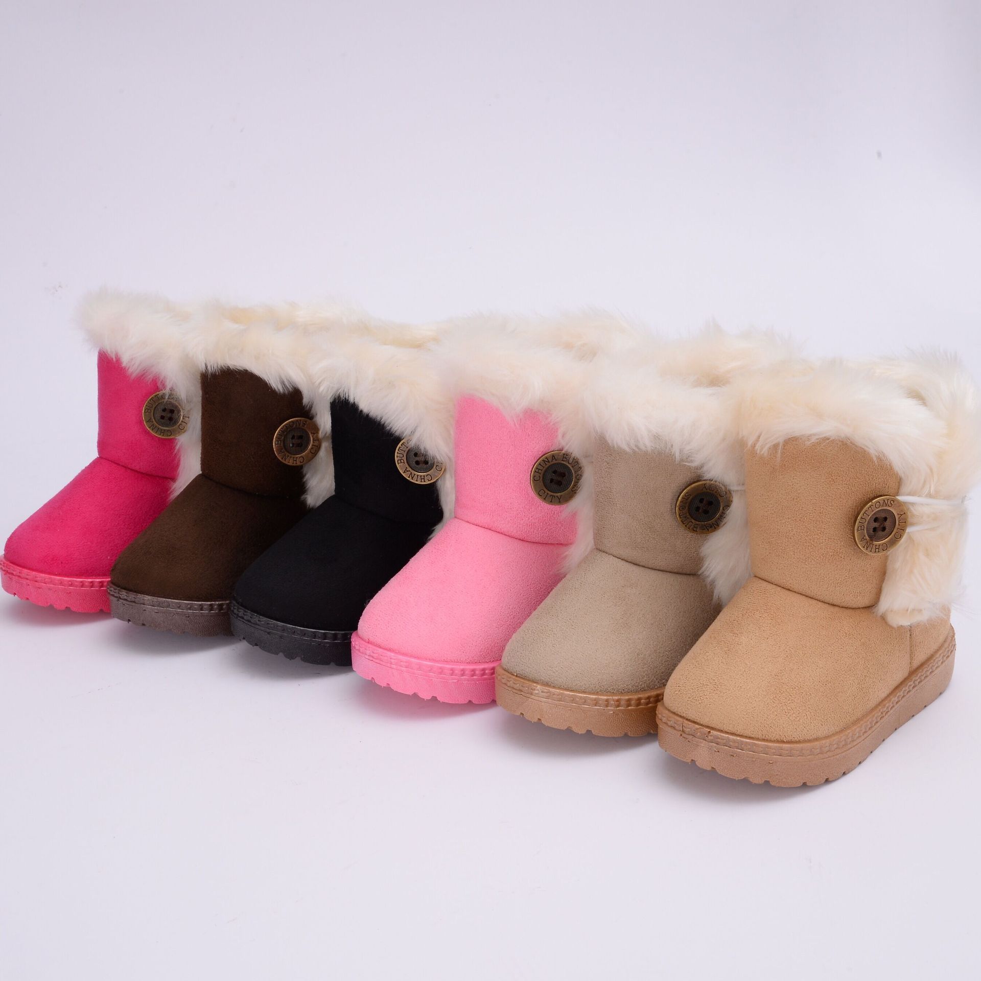 Cross-border children's shoes children's snow boots padded children's boots warm cotton shoes manufacturers wholesale a generation