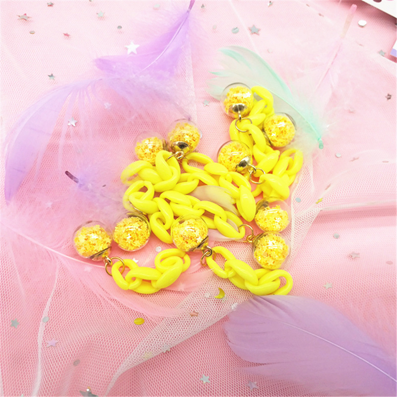 Online celebrity loose-leaf hand book unicorn pony glass ball glitter decorative accessories pendant hand book accessories