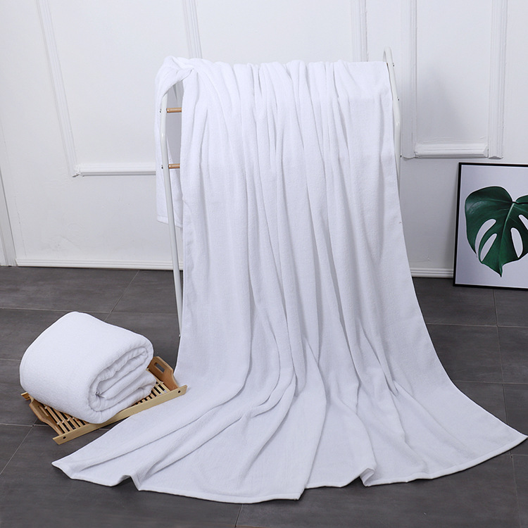 Оптовая продажа белых полотенец для гостиниц, толстые, впитывающие, мягкие