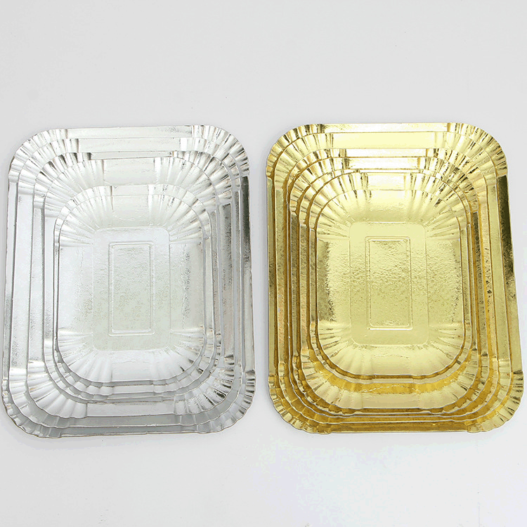 Party Disposable Paper Plate Cake Plate Thickened Paper Plate Children's Birthday Party Plate Wholesale