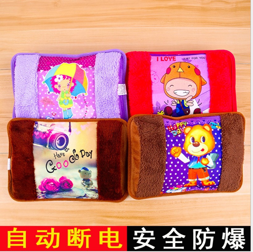 New charging hot water bag plush cute student winter hand warmer explosion-proof warm baby stall New Year gift