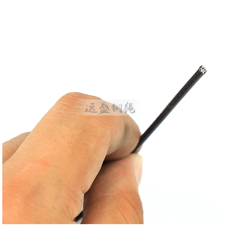 Supply stainless steel colored fishing rope fishing wire rope 7*7 specification diameter 1.5-3.5MM