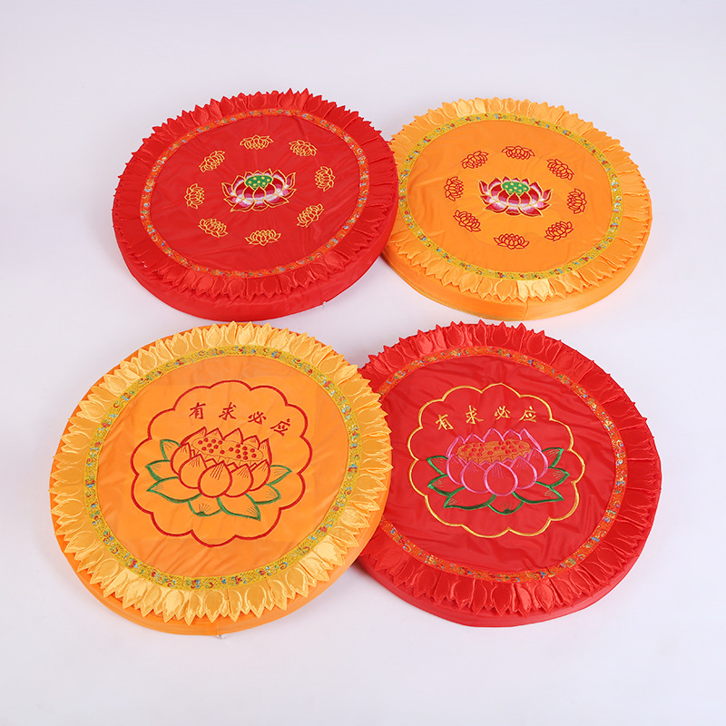 Factory spot wholesale worship mat futon Buddha Hall worship Buddha kneeling mat Lotus playing cushion meditation mat kowtow kneeling